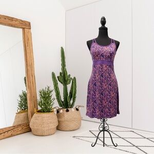 Gaiam Strappy Back Athletic Built in Bra Tennis Dress